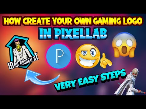 How to create your💥 own Gaming logo in pixellab 😱 Very easy steps #logoediting #pixellablogoediting