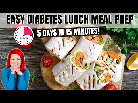 EASY Diabetic Lunch Meal Prep Idea In Less than 15 Minutes | Low Carb Meal Prep