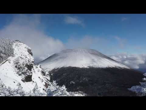 Mount Asama in the snow (4K Japan)