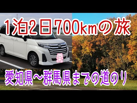 【ドライブ旅】　1泊2日☆愛知県～群馬県までの往復700㎞の旅！