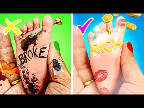 Rich Sister Vs Poor Sister 👯 Relatable Moments, Funny Situations by Crafty Panda GO!