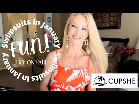 Cupshe Swimsuit Try On Haul | Modest Swimsuits Over 50 | Classy Swimsuits 2024 | Style over 50