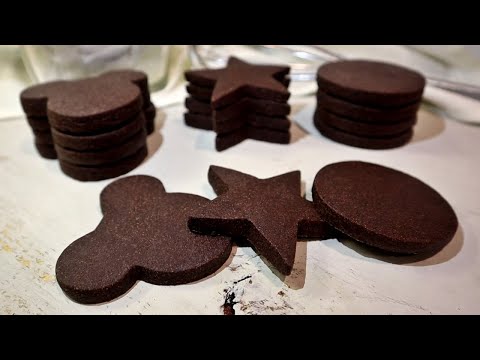 Easy Cut-Out Chocolate Sugar Cookies | Just 5 Ingredients! | No Spread Cookie Recipe