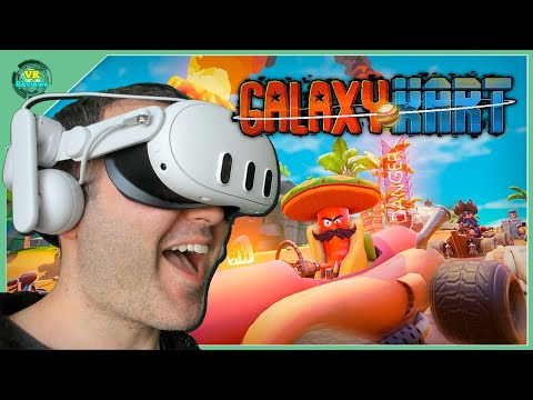 Is this MARIO KART in VR for Meta Quest 3? Galaxy Kart racing - Quick Review and Gameplay.