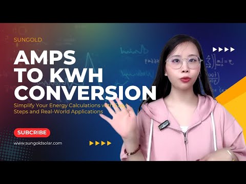 Amps to KWh Conversion