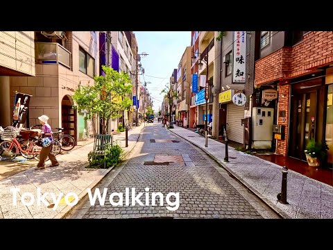 Video of walking around Musashi-Shinjo: A nostalgic Japanese shopping street