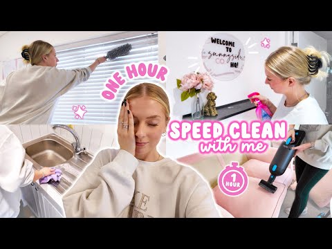 SPEED CLEAN with me 🤩 1 HOUR small business office reset!