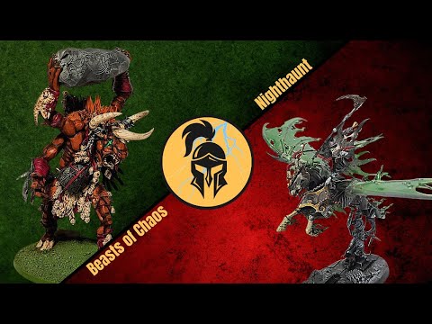 Age of Sigmar Battle Report: Beasts of Chaos vs Nighthaunt: Brutality vs Damnation!!