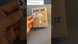 Paper doll blind bag #doll #papercraft #blindbag #paperdiy #diy #shorts #paperdoll