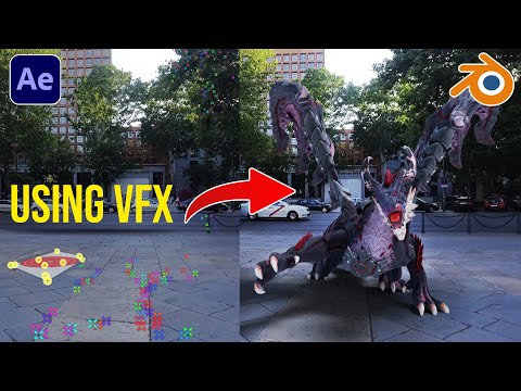 Create your First VFX Animation Just 10 Minutes! Blender and After Effects