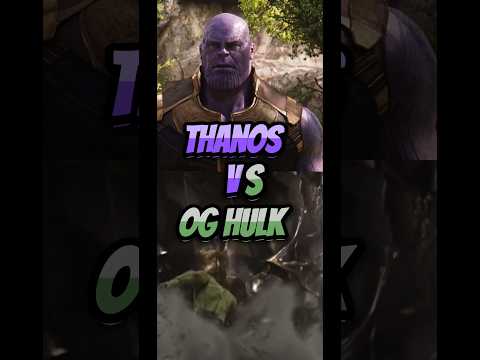 Thanos vs OG hulk #marvel #hulk # #thanos #viral