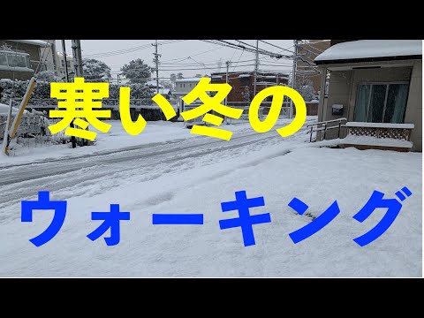 寒い冬のウォーキング