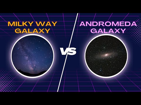 Milky Way Galaxy versus Andromeda Galaxy