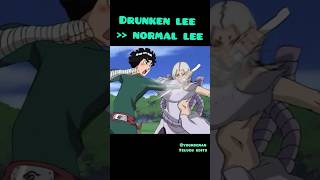 Drunken Rock lee 🔥 #naruto #animeamv #rockleeamv