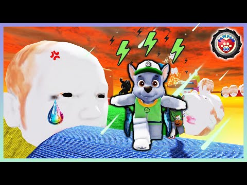 Rocky's Rescue: Escape Running Head - The Ultimate X Quest 灰灰逃離跑頭：終極 X 任務 - Roblox 機械方塊