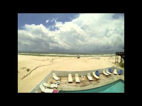 Fort Morgan beach timelapse   July 2013   GoPro HD