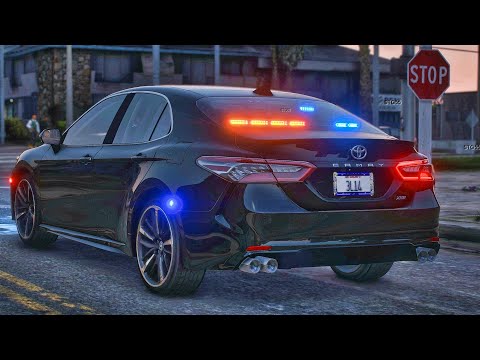 Playing GTA 5 As A POLICE OFFICER Unmarked Gang Unit Patrol|| GTA 5 Mod| 4K