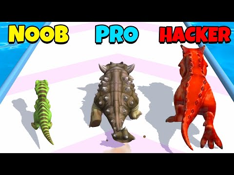 NOOB vs PRO vs HACKER - Dino Run