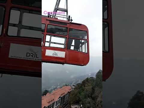 ropeway ride in Gangtok #gangtok #ropeway