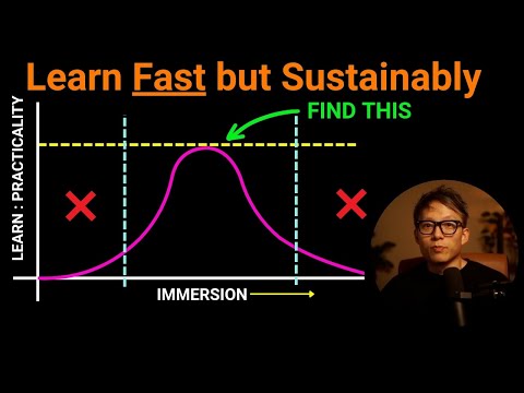 How to learn fast using immersion without it taking over your life [CLIP]