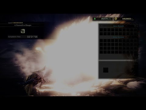 MHW Iceborne (Xbox) - Zinogre 2’21” Solo Bow | A Farewell to Zinogre | Freestyle