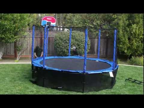 JumpSport Trampoline Install in 45 seconds!