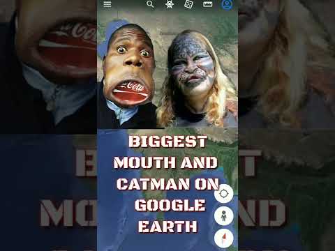 Biggest Mouth And Catman🤯🐈On Google Earth|Google Map Secrets|