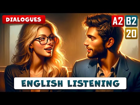 Dialogues from A2 to B2 levels to become fluent in English and increase vocabulary