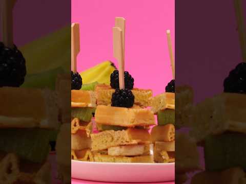 Waffle Skewers for Baby + Family! #babyledweaning