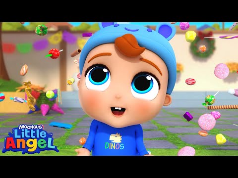 Break the Pinata - Get Lollipops🍬🍭 | Little Angel And Friends Kid Songs