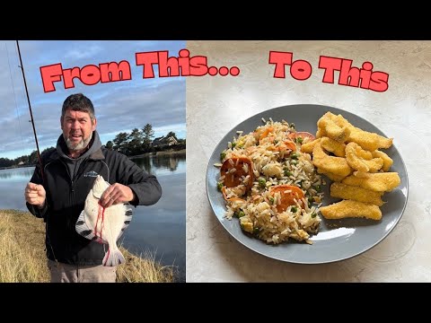 Trying A Catch And Cook With A NEW SPECIES, The STARRY FLOUNDER.