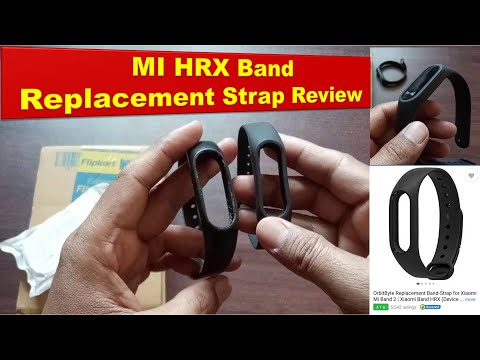 Mi HRX Band Replacement Strap Review | OrbitByte Strap for Xiaomi Mi Band 2 | Hindi (हिंदी) Review