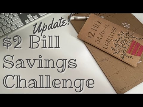 BUDGET WITH ME - $2 Bill Savings Challenge *UPDATED* | Mini Savings Goal