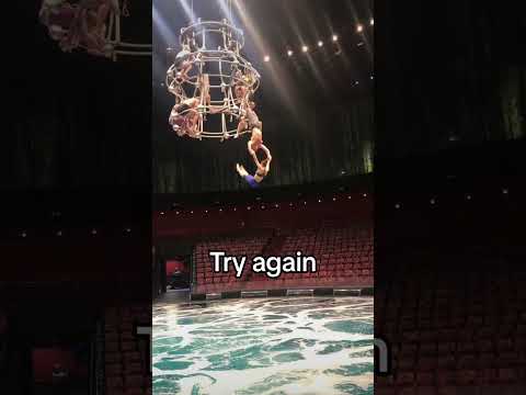 Never Give Up! #circus #circuslife #acrobat #diving #fail