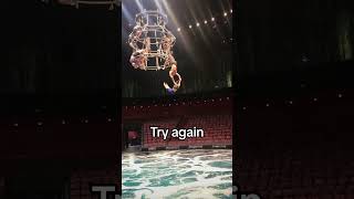 Never Give Up! #circus #circuslife #acrobat #diving #fail