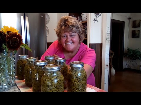 Preserving Our Harvest & Stocking Our Pantry | Pressure Canning Fresh Green Beans