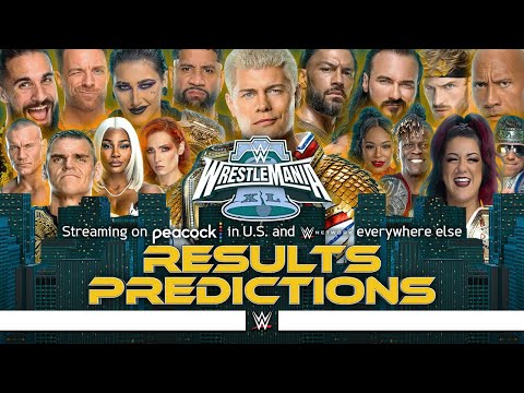 WWE WrestleMania 40 - Results Predictions