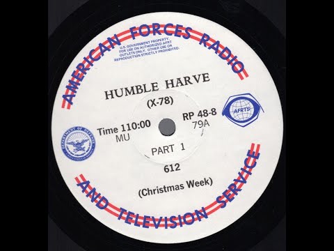 AFRTS -- Humble Harve showcasing the National Album Countdown Christmas show in 1978 - Hr. # 2.