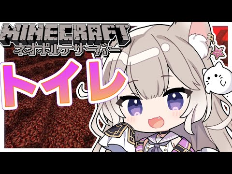 ネザー行ってトイレの完成！【Minecraft】【夜絆ニウ / NeoPorte (ネオポルテ) 】