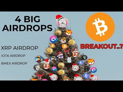 QUICK UPDATE : Bitcoin & Ethereum Breakout.! 4 BIG AIRDROPS | XRP IOTA & BMEX AIRDROP