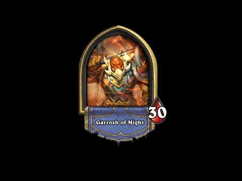 Garrosh Of Might All Hero Quotes - Hearthstone