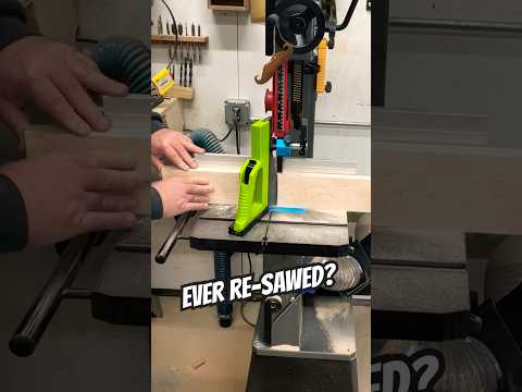 Made easy with that green blade thing. #woodworking #bandsaw #asmrvideo