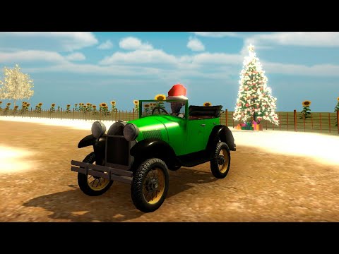 Modo Navidad en el juego del Pollito y el Tractor de la Granja