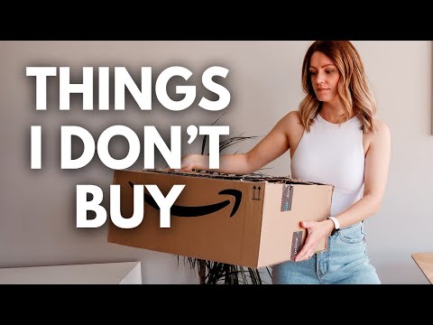 20 THINGS I DON'T BUY (Minimalism & Saving Money)