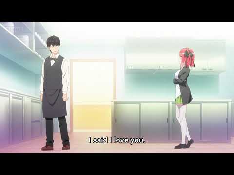 Nino Confesses Her Love To Futaro | Gotoubun no Hanayome Season 2