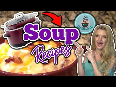 3 Amazing SLOW COOKER SOUP RECIPES to make this Fall! | Easy CROCKPOT RECIPES you will Love!