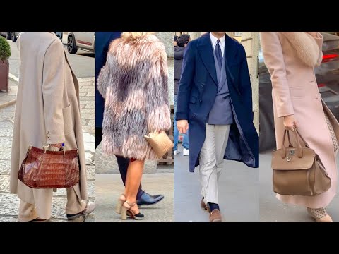 ITALIAN STREET FASHION 2024 🇮🇹MILAN GO SHOPPING 🛍️ SHOPPING WALK MILAN STREET STYLE INSPIRATION