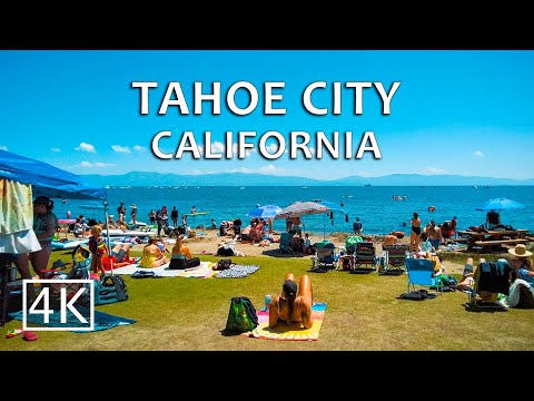 [4K] Tahoe City - California - Walking Tour