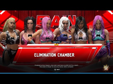 AWA Monday night dawn: Womens Elimination chamber match