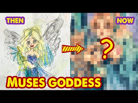 Drawing Goddess of Music - Muse from Old Art | Huta Chan Studio